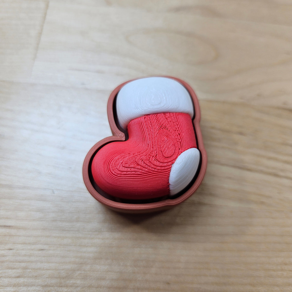 6 PACK- 3D PRINTED HOLIDAY CLICKER FIDGETS
