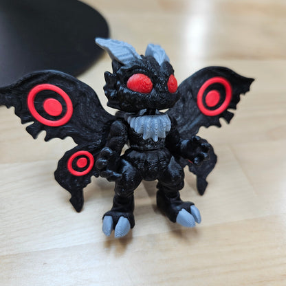 MOTH MAN-3D PRINTED STRAW BUDDY