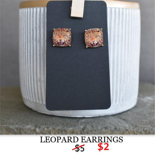 LEOPARD EARRINGS