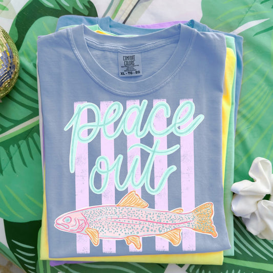 Peace Out Trout Tee.