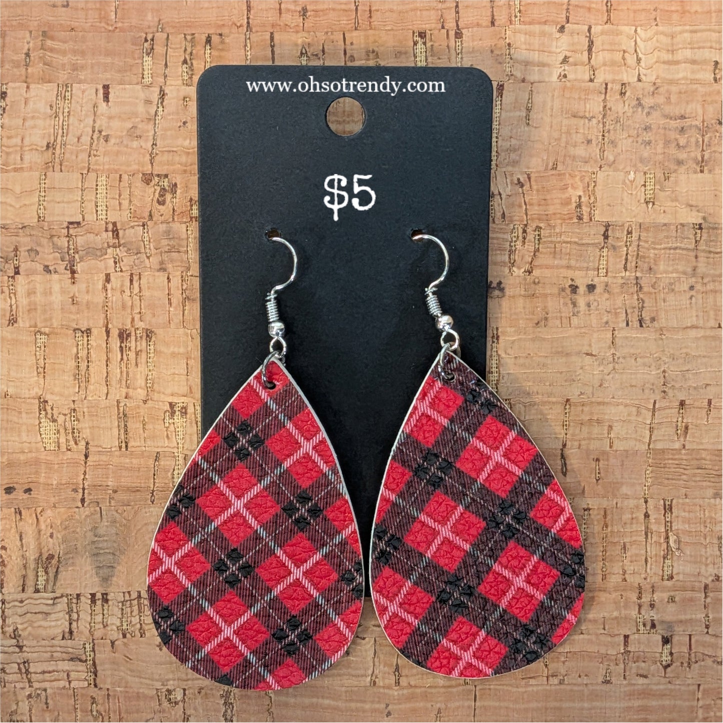 PLAID EARRINGS