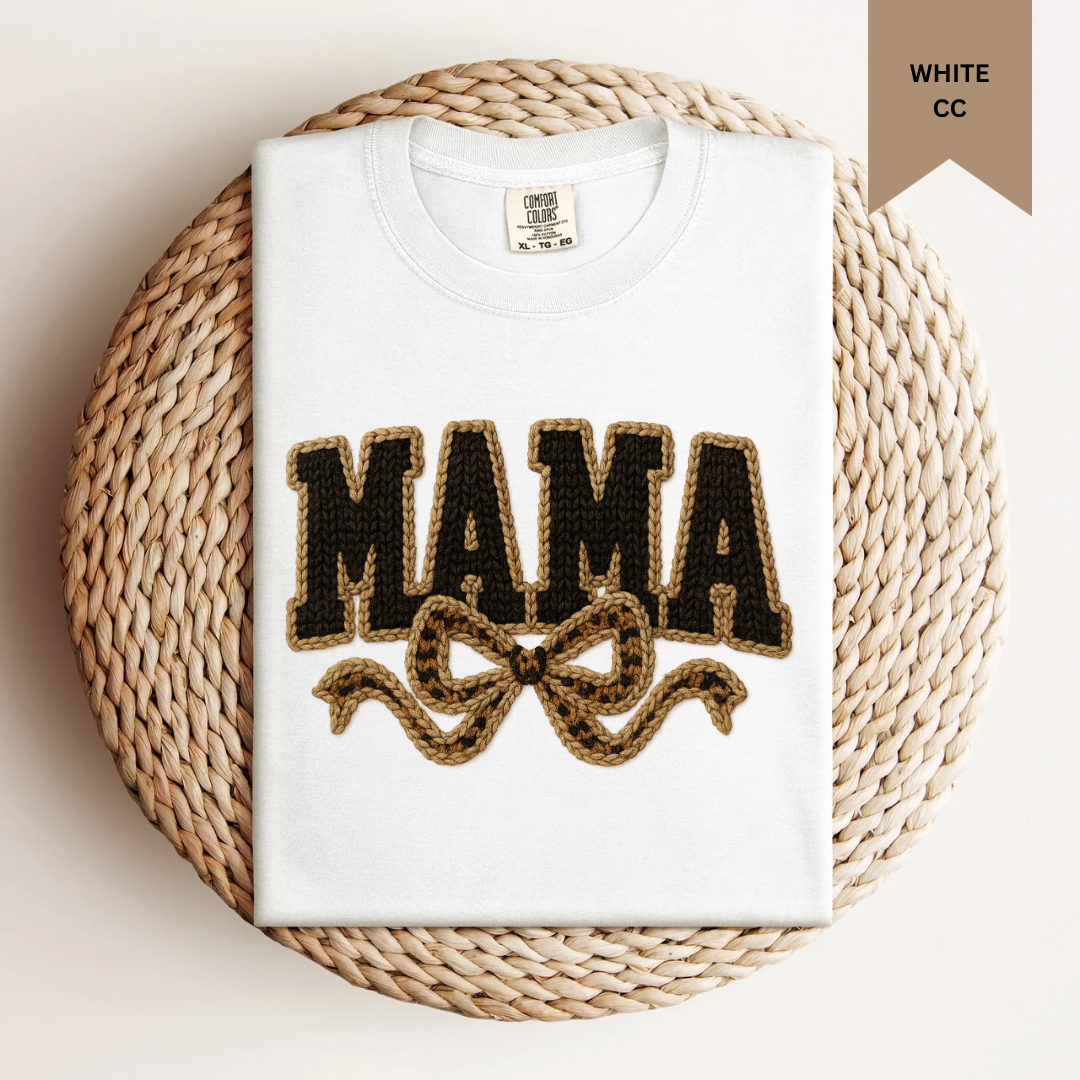 Faux Yarn Mama Tee.