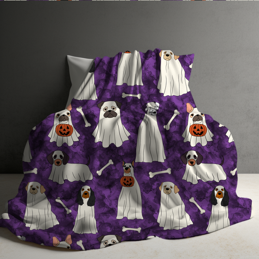 Blanket - Halloween - Ghost Dogs - PREORDER