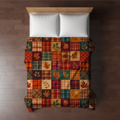 Blanket Halloween #1 - Quilted Leaves - PREORDER ends 7/25