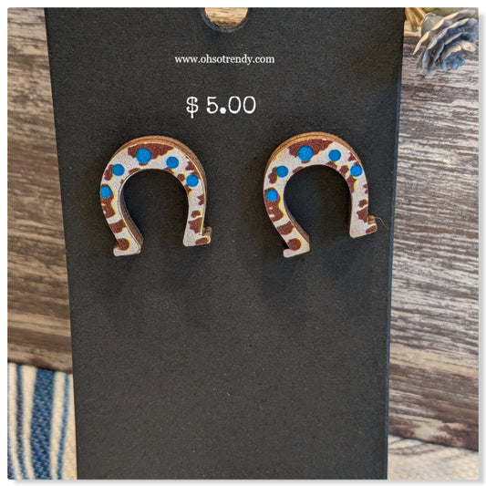 HORSESHOE EARRINGS