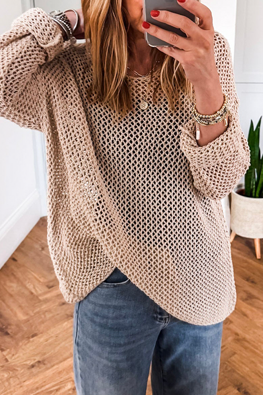 Hollow Knit Sweater FB