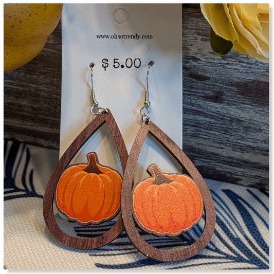 PUMPKIN EARRINGS