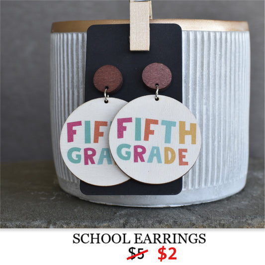 SCHOOL EARRINGS