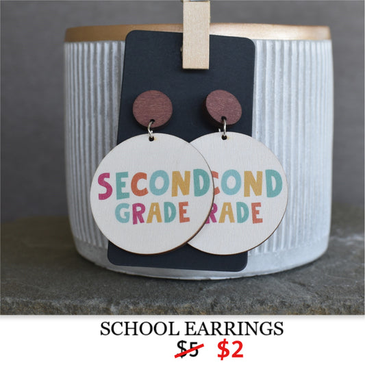SCHOOL EARRINGS