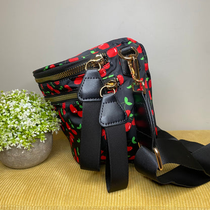 Roni - Nylon Crossbody - Cherry