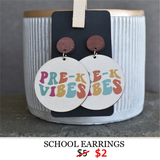 SCHOOL EARRINGS