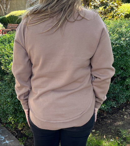 Dark Khaki GOBBLE Graphic Top August.