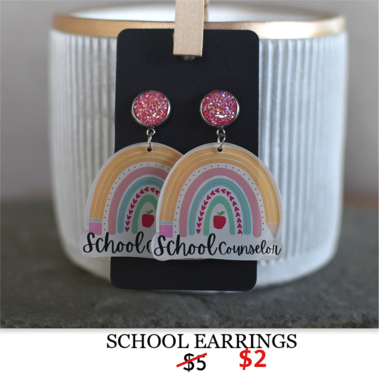 SCHOOL EARRINGS
