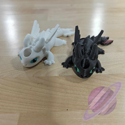 LIGHT FURY-3D PRINTED STRAW BUDDY