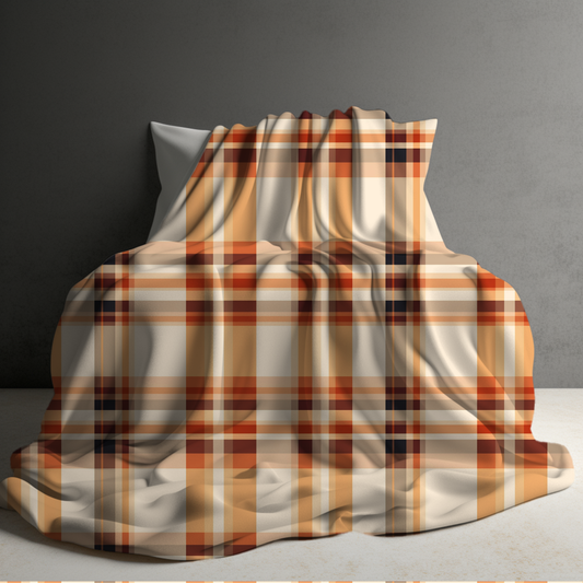Blanket - Halloween - Plaid #2 - PREORDER