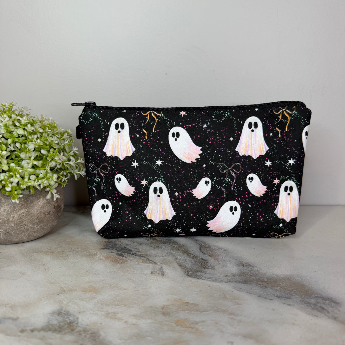 Pouch - Halloween Fall - Ghost Galaxy Splatter
