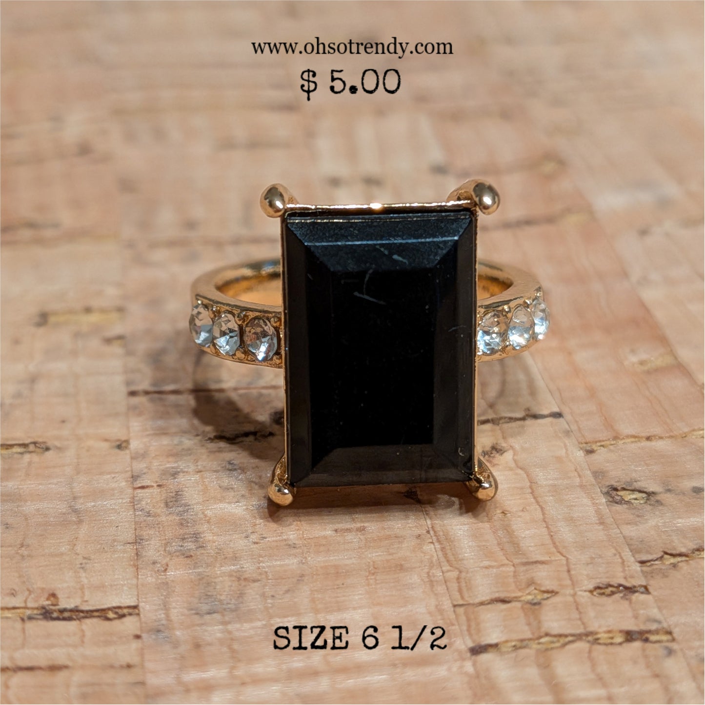 BLACK ONYX RING
