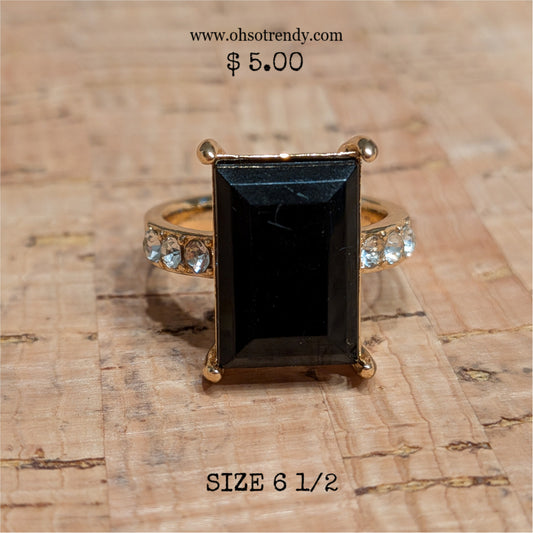 BLACK ONYX RING