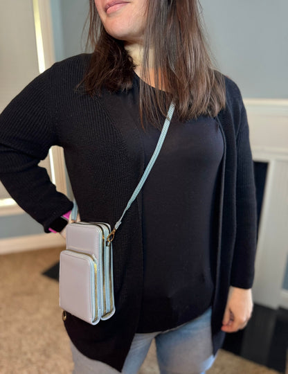 Ivy Crossbody Wallet + Purse - Navy