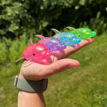 Squishy Toy - Glitter Dolphin