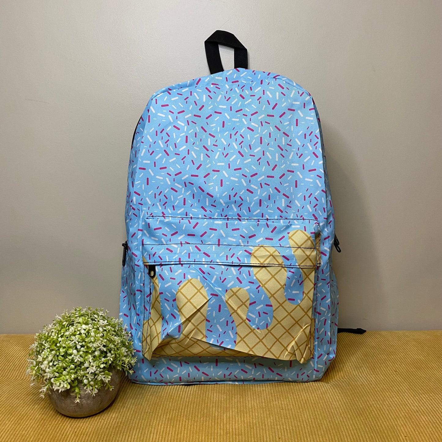 Ice Cream Drip Full Size Backpack