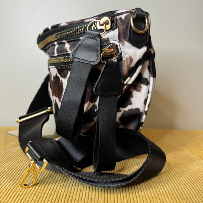 The Roni Nylon Crossbody - Brown Cow