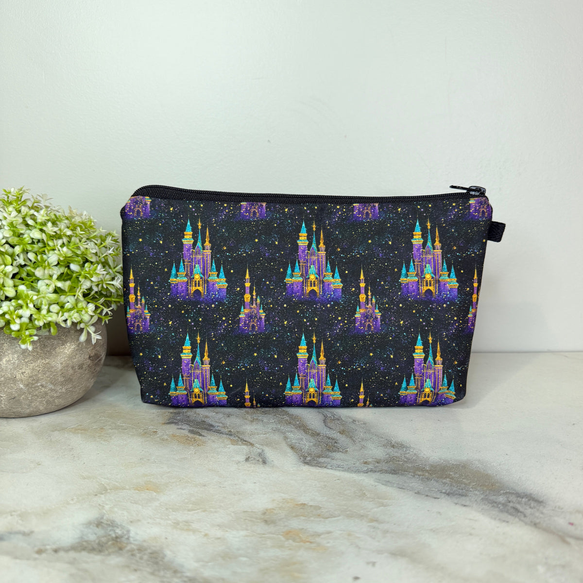 Pouch - Castle Galaxy Purple Teal
