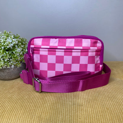 Remi - Nylon Crossbody Checkered