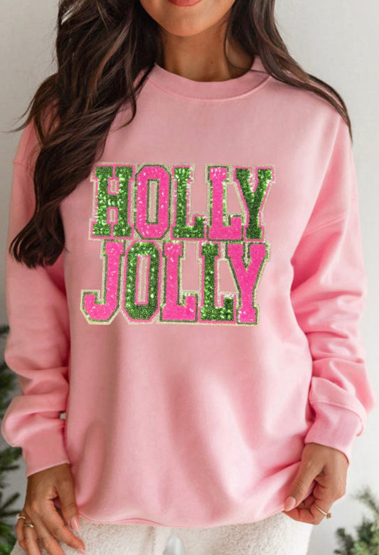 Holly Jolly Sequin Sweatshirt