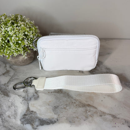 Rue - Nylon Wristlet Wallet - White