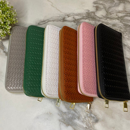 Wallet - Faux Leather - Woven