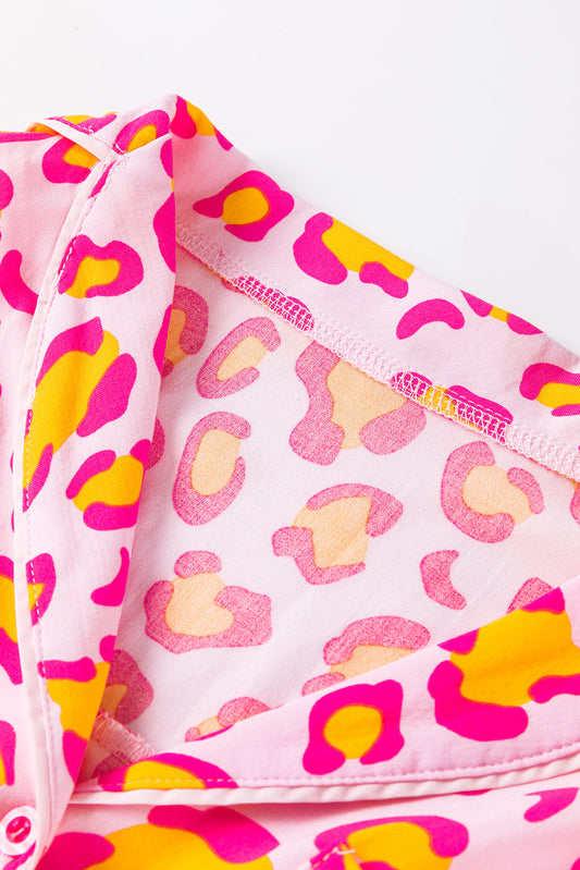 Pink Leopard Pajama Set FB