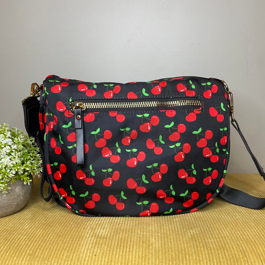 Roni - Nylon Crossbody - Cherry