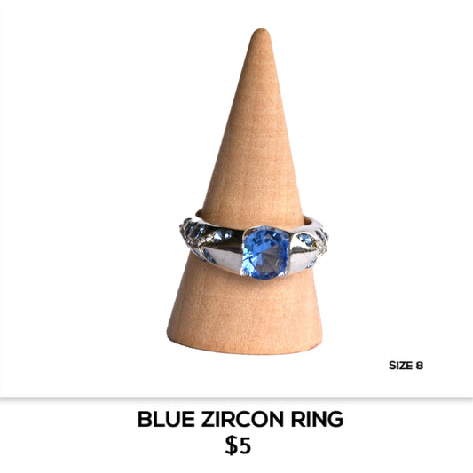BLUE ZIRCON RING