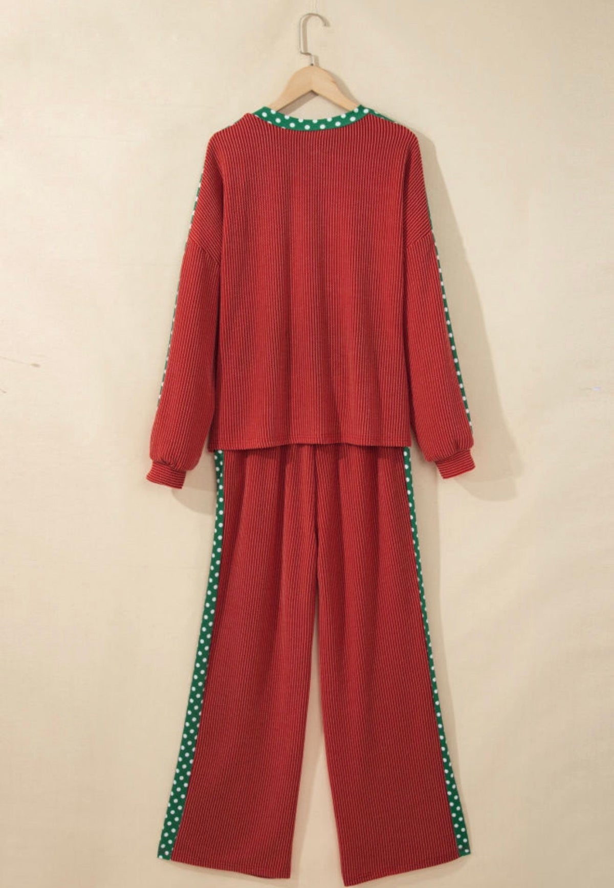 Ribbed Leopard Trim Set