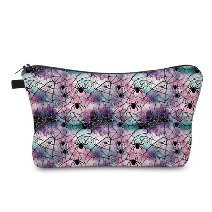 Pouch - Spider Web Purple Pink Teal
