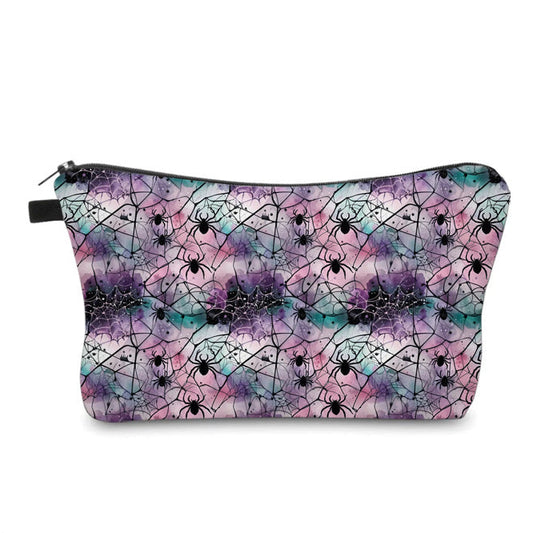 Pouch - Spider Web Purple Pink Teal