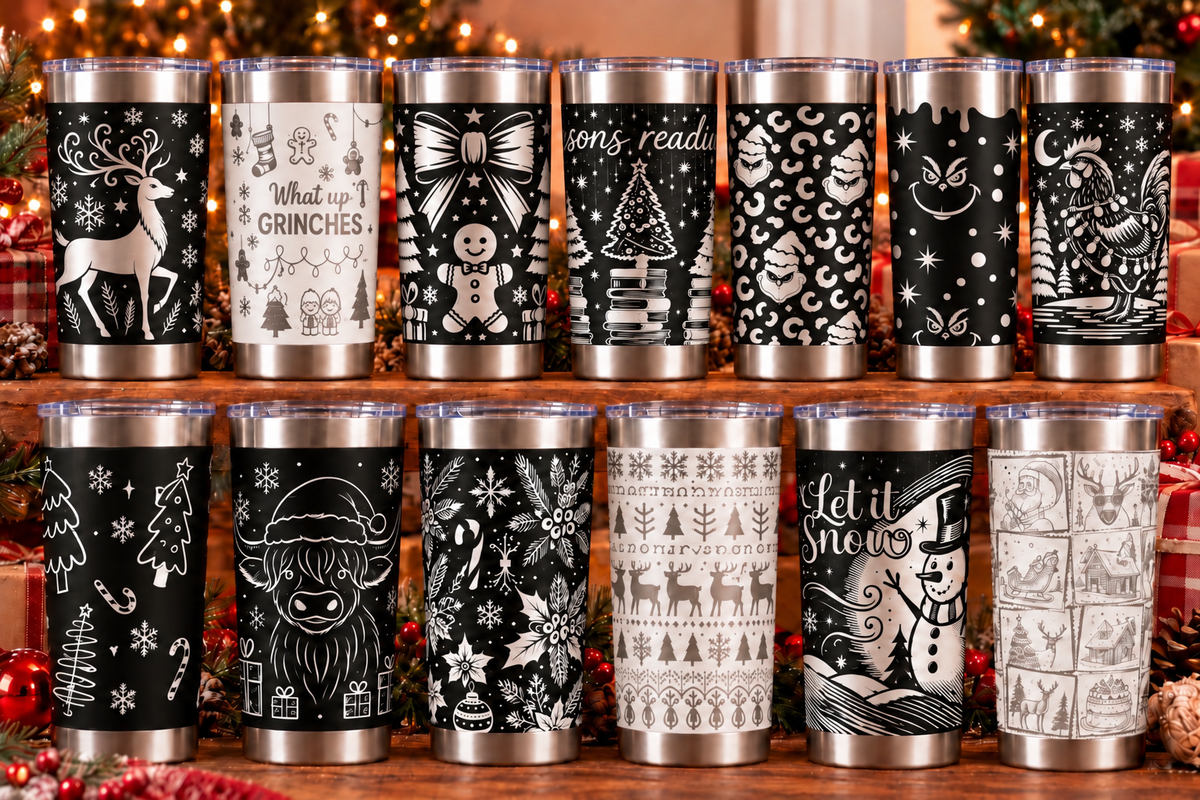 Tumbler 20oz - Christmas - PREORDER