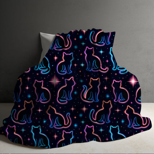 Blanket Halloween #28 - Neon Cats - PREORDER