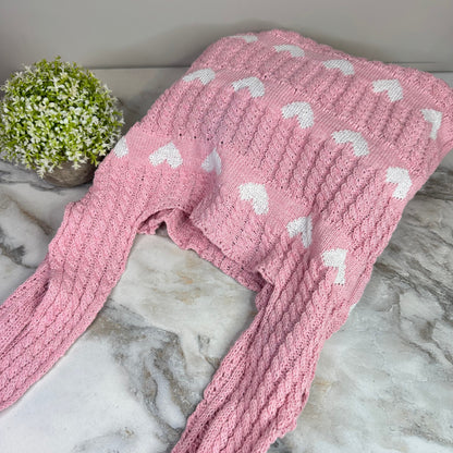Heart Tote Bag - Knit Sweater