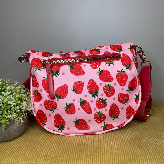 Roni - Nylon Crossbody - Strawberry