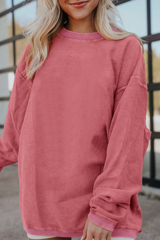 Ribbed Oversize Sweatshirt *multiple colors* FB