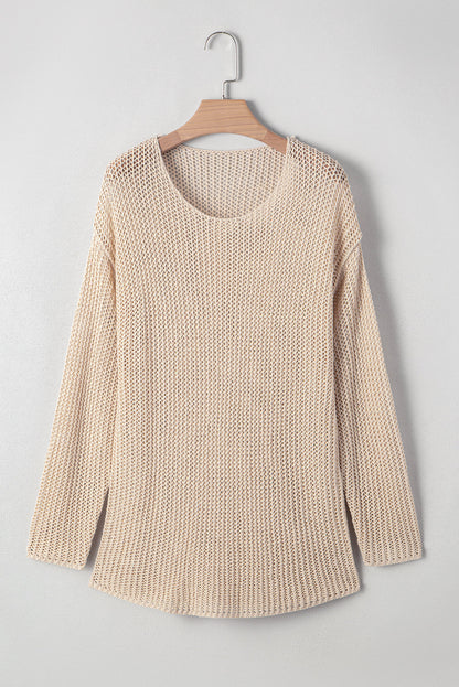 Hollow Knit Sweater FB