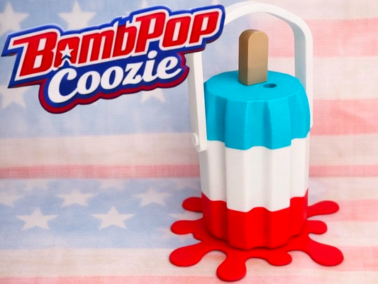 BOMB POP-3D PRINTED CUSTOM 12 OUNCE CAN HOLDERS