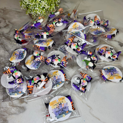 Gnome Figurines  - Halloween Assortment (3 pack) - Halloween Sticker