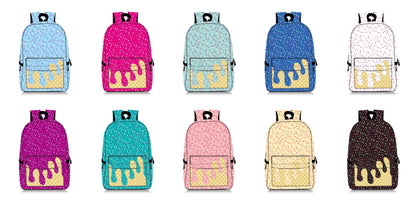 Ice Cream Drip Full Size Backpack