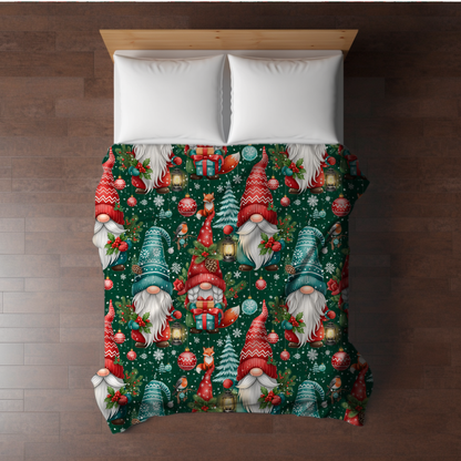 Blanket Christmas #7 - Green Gnomes - PREORDER
