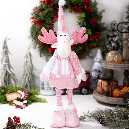 Telescopic Standing Christmas Decor - Pink & White - PREORDER 10/3-10/6