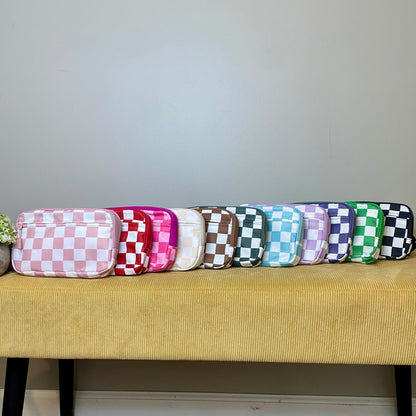 Remi - Nylon Crossbody Checkered