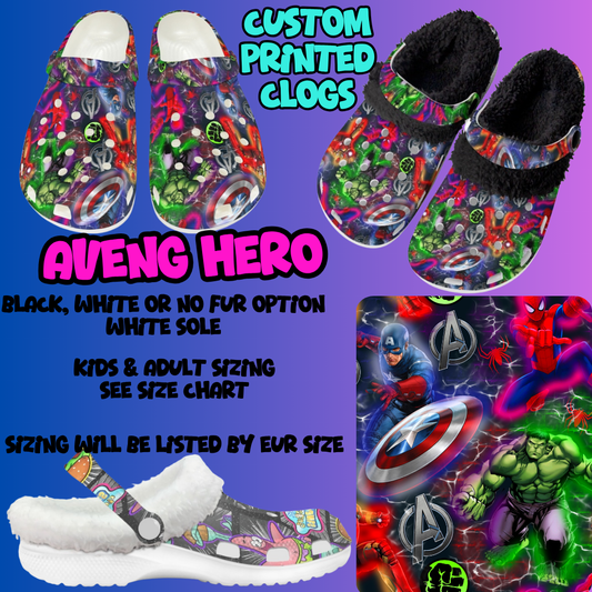AVENG HERO-CLOG 7 RUN-PREORDER CLOSING 10/17
